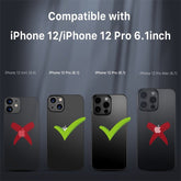 MyBat Pro Maverick Series MagSafe Case w/ Holster and Tempered Glass for Apple iPhone 12 / 12 Pro (6.1)iPhone 12 / 12 Pro